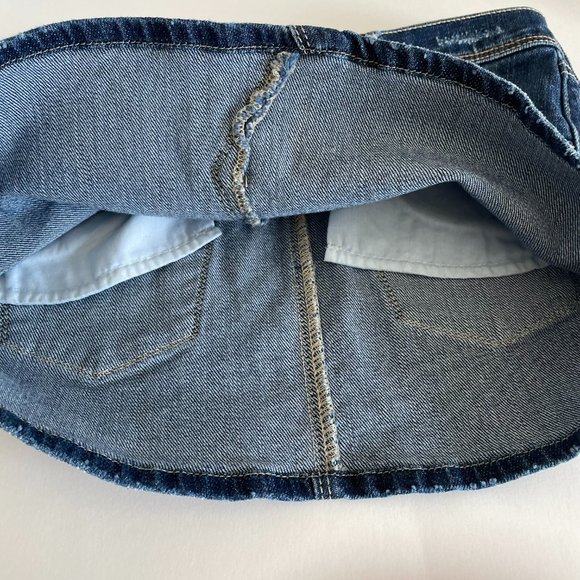 Abercrombie & Fitch Girls Stretch Denim Jean Skirt Size 14 - Picture 6 of 11